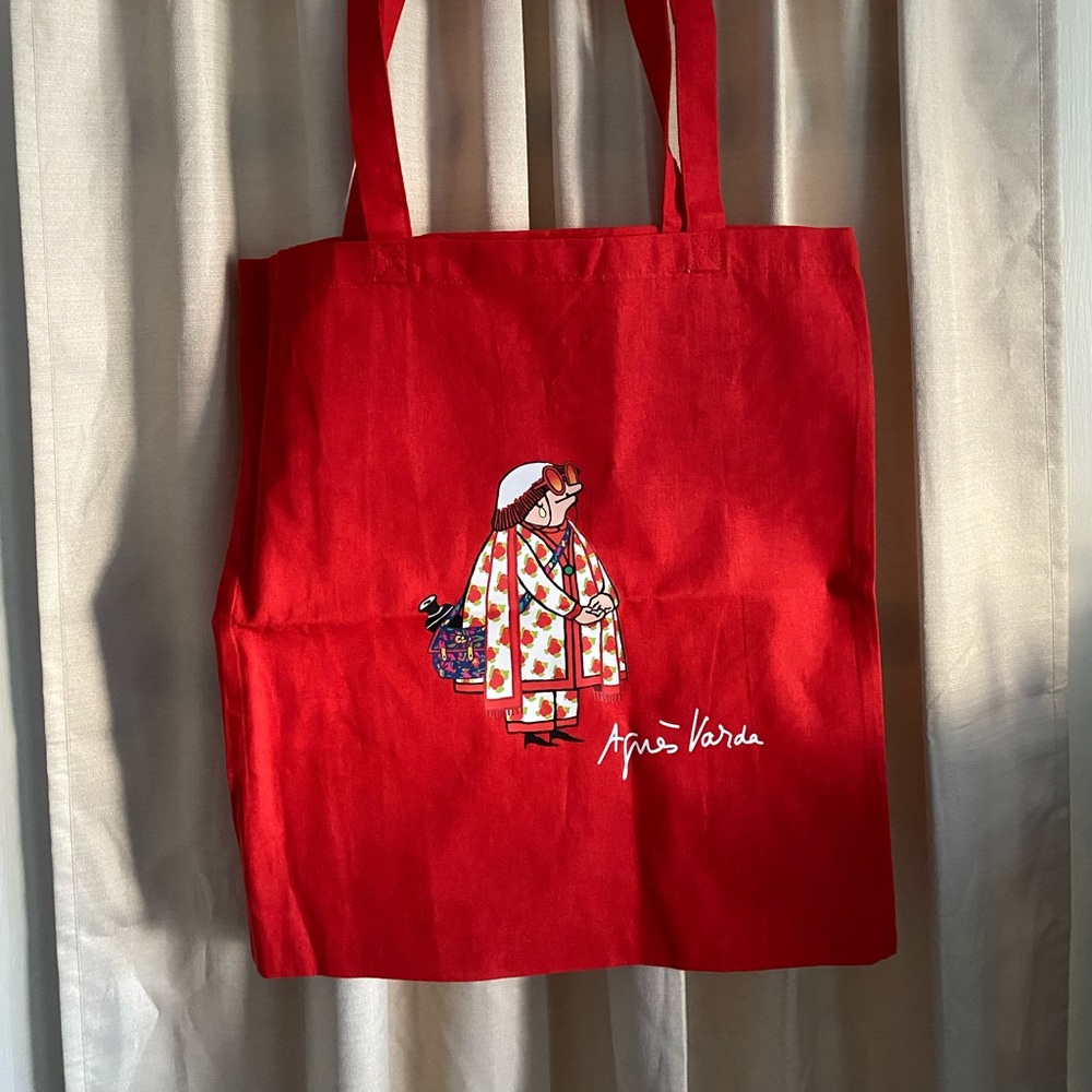 Criterion Collection Agnès Varda tote bag